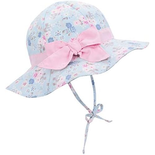 Durio UPF 50+ Sun Protection Wide Brim Baby Girl Sun Hat Cute Summer Beach Baby Sun Hat Baby Girl Hats