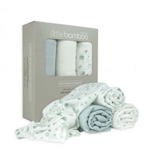 Little Bamboo Soft Muslin Wraps 3pk | Baby Junction