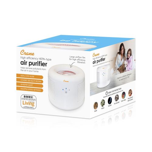 Air Purifier with HEPA, For Small Rooms | Nursing Supplies - Crane Baby