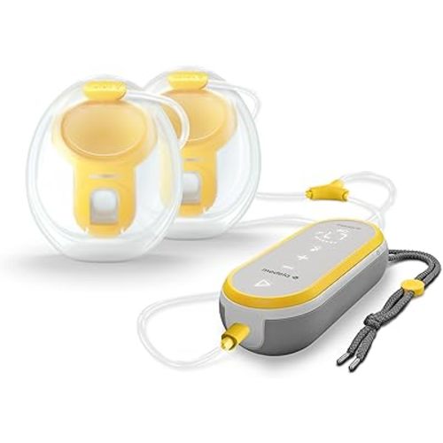 Medela Freestyle Hands-Free Double Electric Breast Pump with Wearable Cups, App Connectivity, Portable Design
