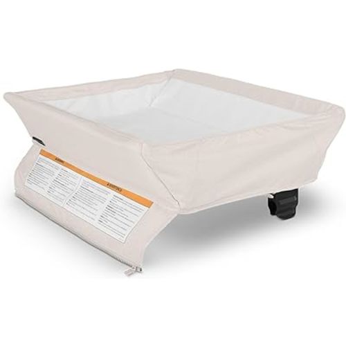UPPAbaby Remi Changing Station/Wipeable Surface/Simple Attachment and Storage/Charlie (Sand Mélange)