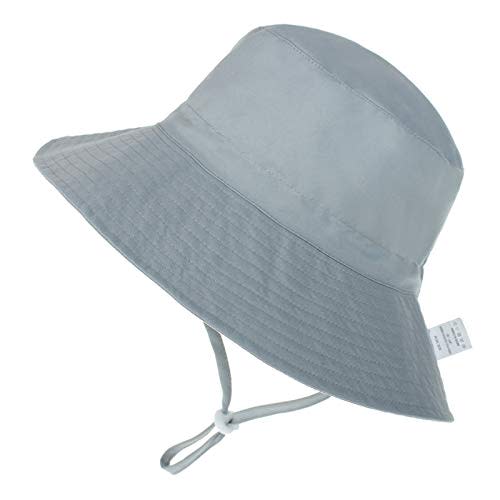 Baby Sun Hat Toddler Summer UPF 50+ Sun Protection Baby Boy Girls Hats Beach Hats Wide Brim Adjustable Bucket Hat
