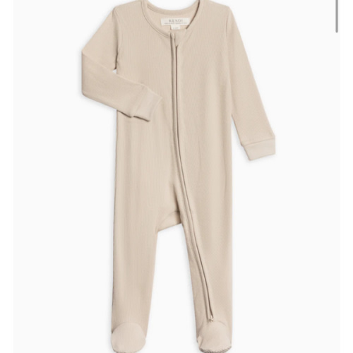 Kit Ribbed Zipper Sleeper