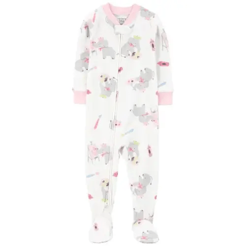 Baby 1-Piece Elephant 100% Snug Fit Cotton Footie Pajamas - Carter's | Carter's