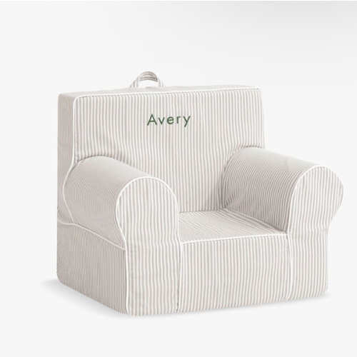 Anywhere Chair®, Oatmeal Oxford Stripe