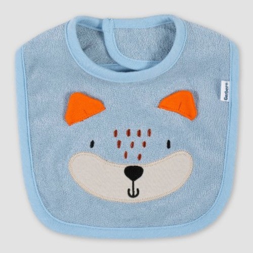 Gerber Baby Boys' 4pk Fox Bib - Gray