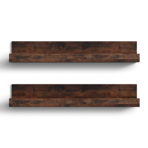 Birch Lane™ Dominique Alder Solid Wood Floating Shelf & Reviews | Birch Lane