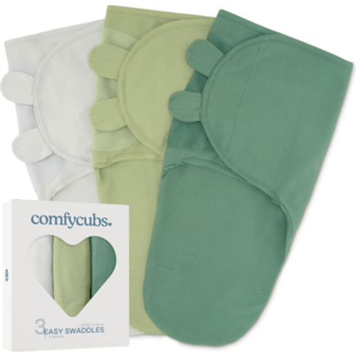 Easy Swaddle Blankets - Pack of 3, Small/Medium