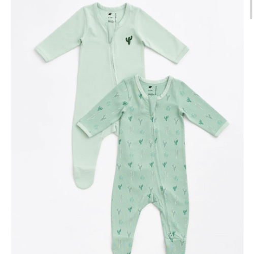 Monica + Andy - 2-Pack Zip One-Piece
