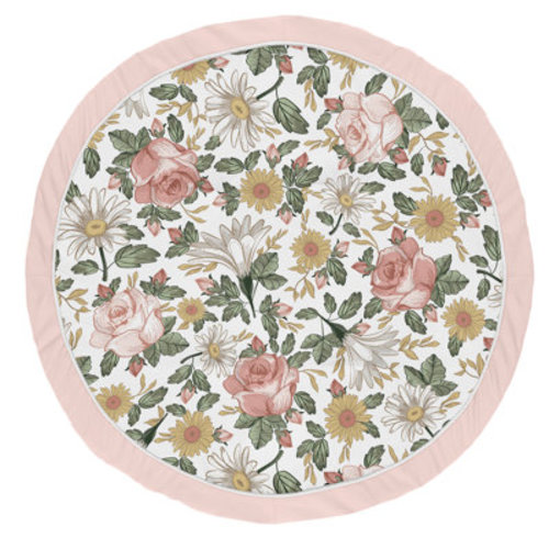 Sweet Jojo Designs Vintage Floral Baby Fabric Playmat | Wayfair