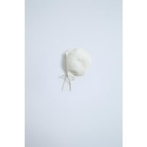 100% CASHMERE BONNET - Ecru | ZARA United States