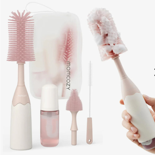 Momcozy Innovative Push-Press Design Bottle Brush Cleaning Kit