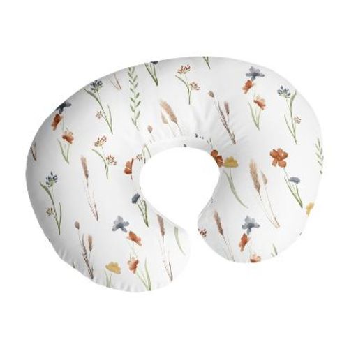 Sweet Jojo Designs Girl Support Nursing Pillow Cover (Pillow Not Included) Watercolor Floral Garden Multicolor