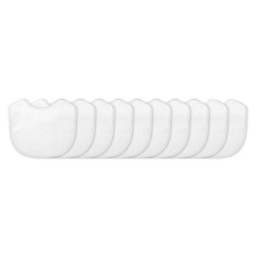 Green Sprouts Stay-dry Infant Bibs 10pk White
