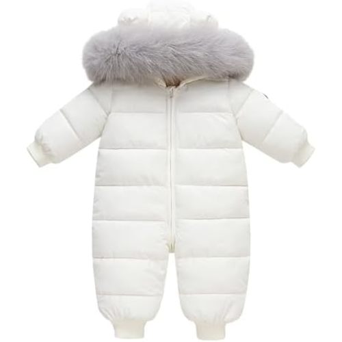 Unisex Newborn Essentials Jumpsuit Outfits Toddler Snowsuit winter Hooded Jacket
