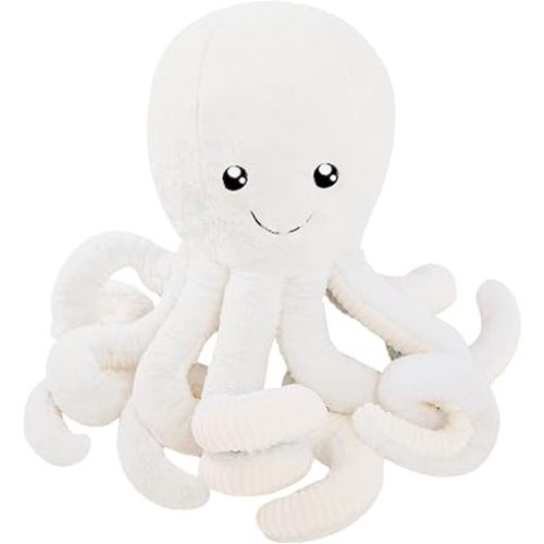 DENTRUN Octopus Stuffed Animals, Giant Octopus Plush Doll Play Toys for Kids Girls Boys Adults Birthday Xmas Halloween Present Stuffed Sea Animals Plushie, 7/16/24/32 Inches, 5 Colors
