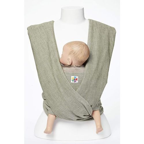 Hip Baby Wrap Woven Baby Carrier for Infants and Toddlers - Perfect for Baby Shower, Baby Sling Carrier, Baby Wrap Carrier, Baby Carriers, Baby Wearing Carrier, Baby Sling and Nursing Cover (Olive)
