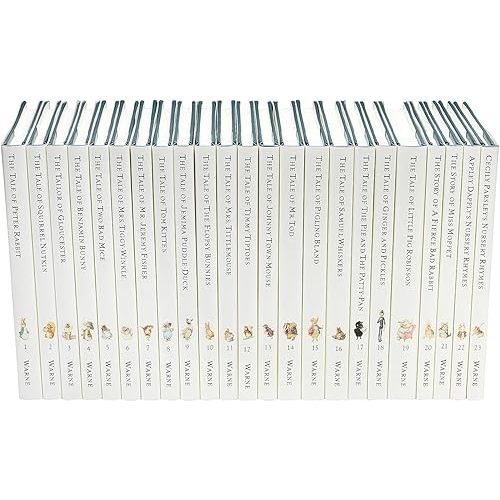 The World of Peter Rabbit 23 Vol Box Set White Jacket: The Complete Collection Of Original Tales 1-23 by Beatrix Potter