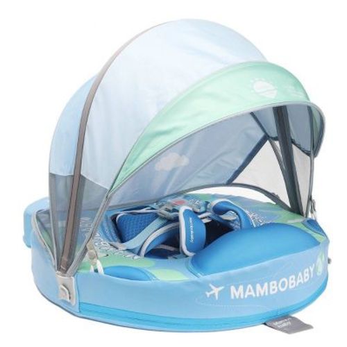 Mambobaby Sunny Navigator Whale Shark Pool Lounger - Light Blue