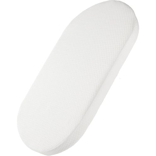 Mecc ecoh Baby Bassinet Mattress, 100% Breathable Cover, Water-Resistant Lining, Oval 30"x15"x2" Fit for Safety 1st/ Delta Children Slumber/Baby Delight Go with Me Slumber Rockin and Moses Basket