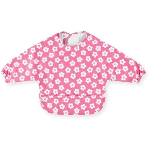 Ryan & Rose Cutie Bib Smock - Baby Smock Bib - Long Sleeve Bib Toddler Art Smock Smock Apron Toddler Bibs Baby Bib