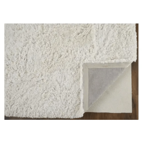 9'x12' Rug | Yarn Shag | Ivory | Rectangle | Solid | Indoor | High Pile | Living Spaces