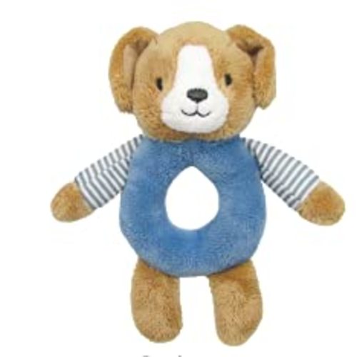 Carter’s Puppy Ring Rattle, Plush Toy for Babies