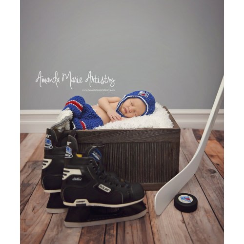 Baby Boy, Hockey set, helmet, Ice Skates and pants,,, NHL Rangers, Hockey Skates,,hockey outfit, Baby newborn photography prop.