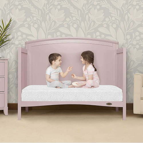 Dream On Me Twilight 5″ 88 Coil Crib Mattress – Waterproof, JPMA Certified