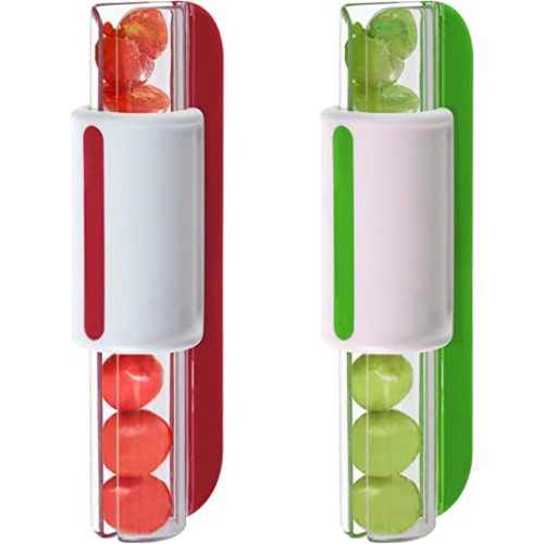 Tomato Slicer Multi-Function Grape Cutter Small Fruit Cutter Grape Kitchen Accessories Cake Decoration Tool Fruit Slicer (Red)