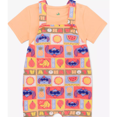 Disney Lilo & Stitch Aloha Fruit Infant T-Shirt and Overall Set | BoxLunch