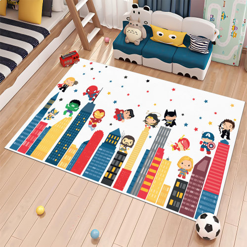 Super Heros Rug,Marvel Rug,Kids Rug,Colorful Rug,Custom Rug,Nursery Rug,Customized Rug,Cute Rug,Area Rug,Nursery Decor,Gift for Kids