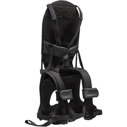 MiniMeis G5, Premium Black - Lightweight Child Shoulder Carrier - Upgraded Back & Shoulder Support - for Kids 6 Months to 4 Years Old