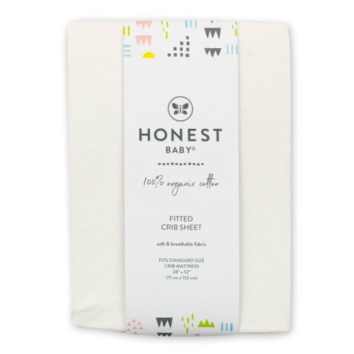 Honest Baby Organic Cotton Fitted Crib Sheet - Ivory