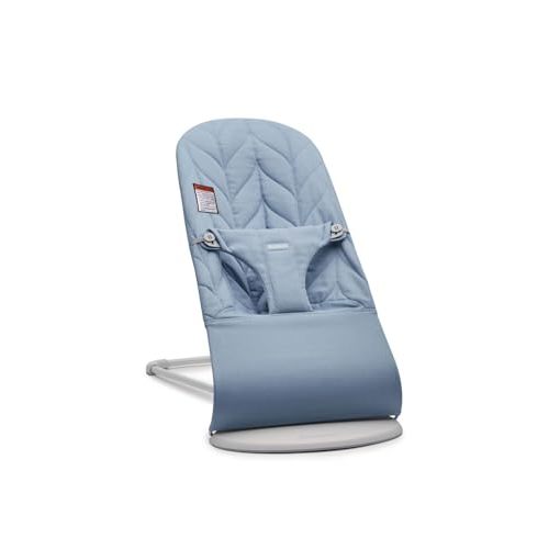 BabyBjörn Bouncer Bliss, Woven, Petal Quilt, Blue