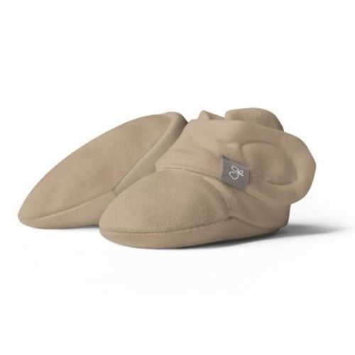 Goumi Stay On 2-pack Baby Boots - Clay Stripe + Cloud 0-3m
