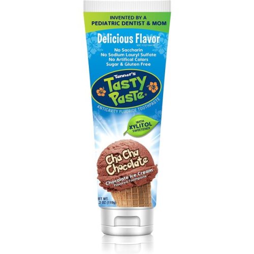Tanner\'s Tasty Paste Cha Cha Chocolate Anticavity Fluoride Children’s Toothpaste
