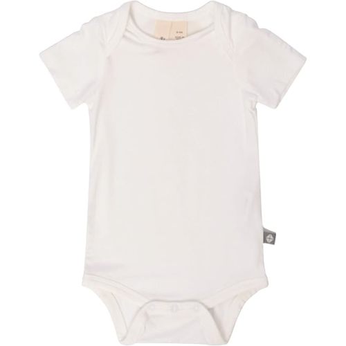 KYTE BABY Short Sleeve Unisex Baby Bodysuits, Rayon Made From Bamboo Material