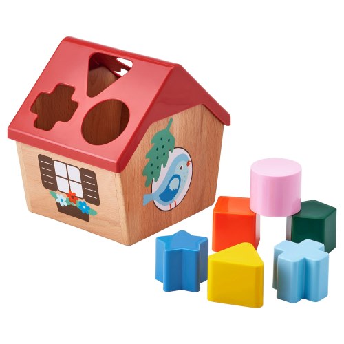 UPPSTÅ Shape sorter - multicolor