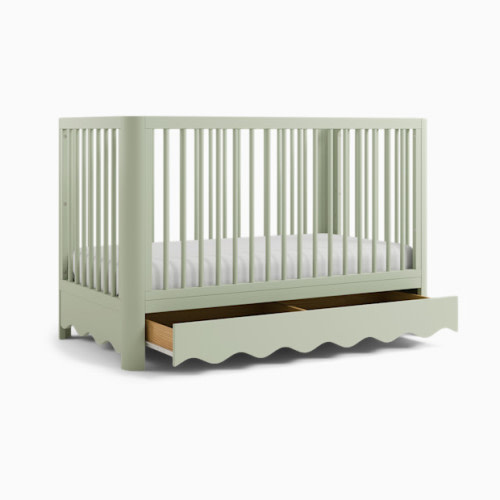 Casablanca Deluxe 5-in-1 Convertible Crib with Drawer - Sage