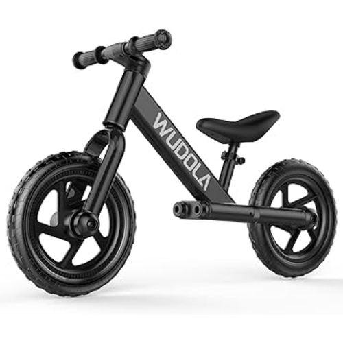 Toddler Balance Bike 2 Year Old, No Pedal Bike for 24 Months to 5 Years Old, Tool-Free Adjustable Seat, Steady Balancing, Gift for Boys Girls 2-5, Black
