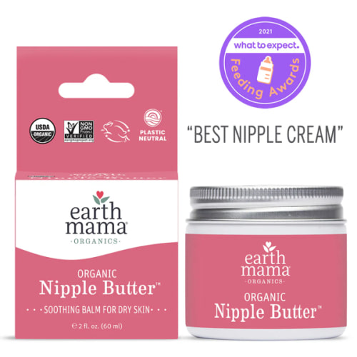 Organic Nipple Butter Breastfeeding Cream | Earth Mama