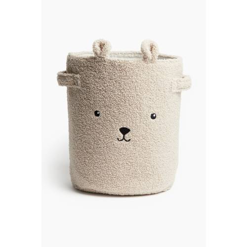 TEDDY FLEECE STORAGE BASKET