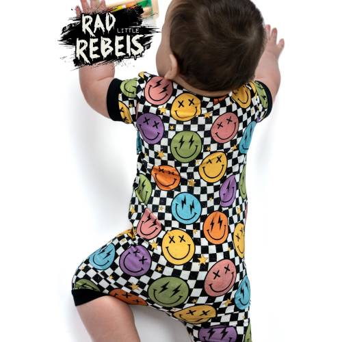 Grunge Smilies | Shorty Romper