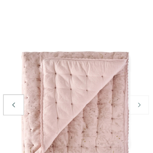 Quilted Chambray Blanket