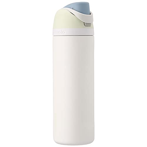 Owala FreeSip Insulated Stainless Steel Water Bottle with Straw for Sports and Travel, BPA-Free, 32oz, Iced Breeze