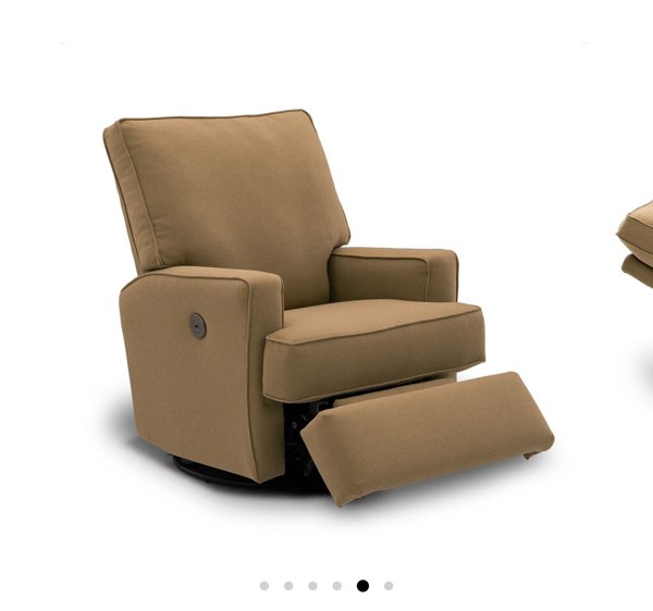 Storytime by Best Chairs Kersey Power Swivel Recliner - Warm Herringbone (27556)