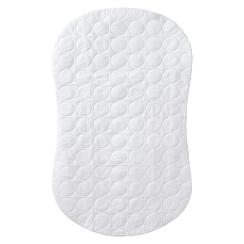 HALO BassiNest Protective Waterproof Cover for Bassinet Pad, White