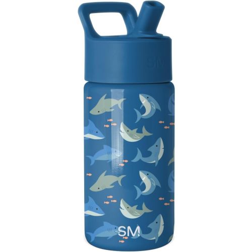 Simple Modern Kids Water Bottle & Toddler Cup | 14oz | Shark