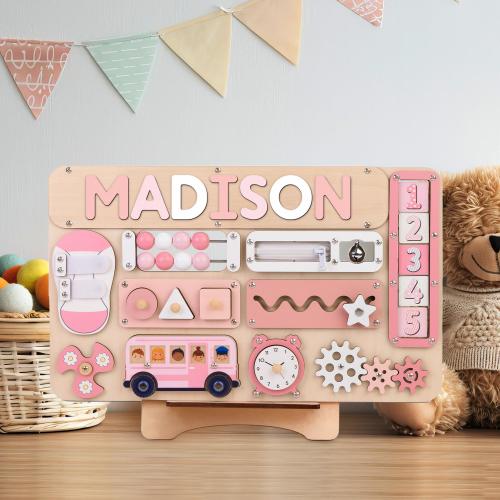 Personalized Gift For Kids, Toddler Toys, Wooden Baby Toy, Baby Shower Gift, 1st Birthday Gift, Gift For Girl, Montesssori Toy BB55